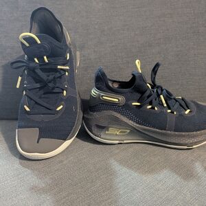 Under Armour Kids Sneakers - Navy and Yellow